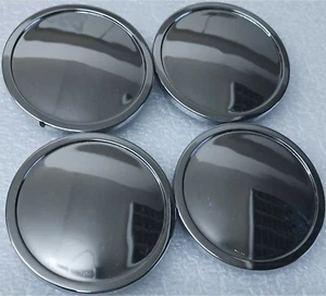 4 Neutral Hub Caps Set Wheel Caps Center Hub Cap Chrome - Picture 1 of 6
