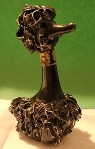 Black Spaghetti Poodle Figurine MCM 1950s Long Neck - Picture 1 of 7