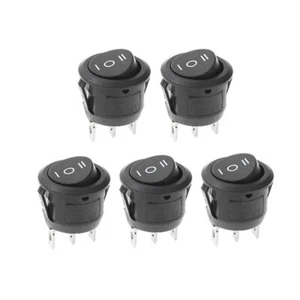 QTEATAK 5x SPDT ON/OFF/ON Toggle Switch 3-Pin 3-Position Rocker 10A 125V 6A 250V - Picture 1 of 6