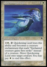 Magic the Gathering MTG Quickening Licid (36) Tempest   LP