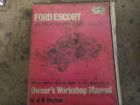 FORD ESCORT MK1 COVERS 1100 - 1300 FROM 1968 - 1974 OWNERS WORKSHOP MANUAL EB28