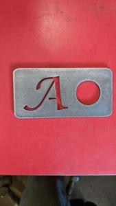 Divertido letrero de arte de metal de plasma CNC de metal desnudo con peso de papel de 4" x 2" - Imagen 1 de 1