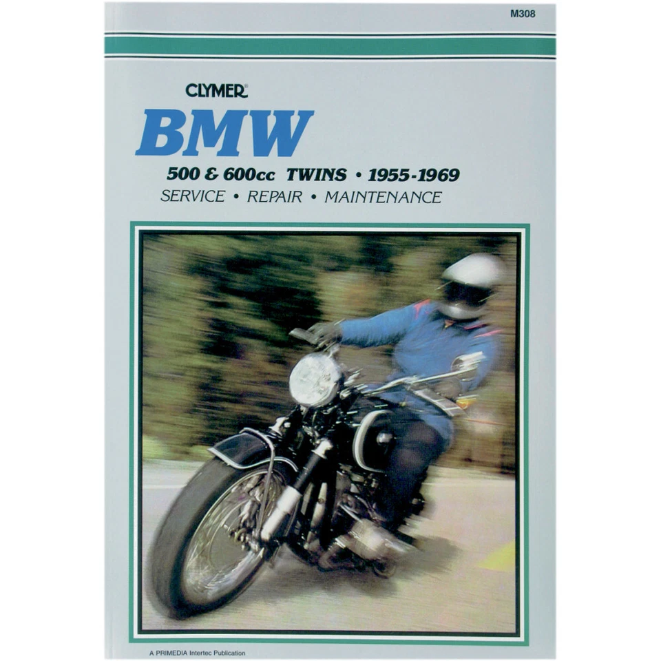 Libro físico CLYMER para BMW 500 y 600cc gemelos 1955-1969, R50 R60 R69 | M308 Foto 1 de 1