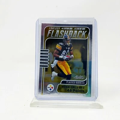 Plaxico Burress - 2020 Playoff Absolute - Fantasy Flashback Insert - Steelers - Image 1 of 2