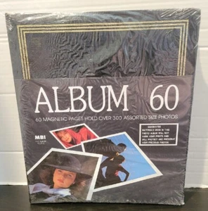 MBI Photo Album Black 60 Magnetic Pages New Sealed - Picture 1 of 2