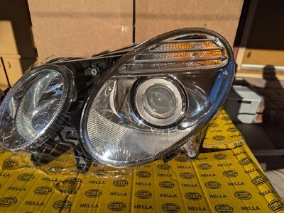 Mercedes W211 E350 E550 Drives Side Headlight Hella - Image 1 of 4