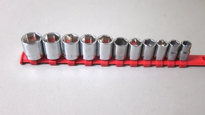 Craftsman Socket Set 3/8" Drive 11 Piece 6 Pt Point Metric -  FREE SHIPPING - Image 1 of 2