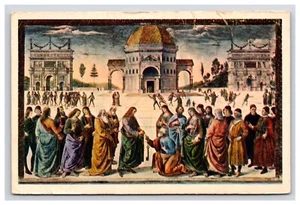 Postkarte: 1946 Roma, Cappella Sistina, Die Macht der Schlüssel, Italien - Veröffentlicht - Bild 1 von 2