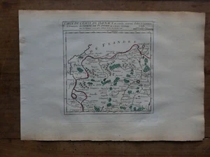 KARTE des Grafen von HAYNAUT - Env d'ATH, von LESSINES - ROBERT - 1748 - Bild 1 von 1