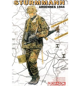 DRAGON 1604 1/16 German Waffen SS Assault (Ardennes 1944) Model Kit - Picture 1 of 4