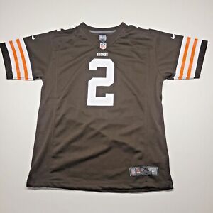 Nike On Field NFL Cleveland Browns Johnny Manziel #2 Home Jersey Size Youth XL