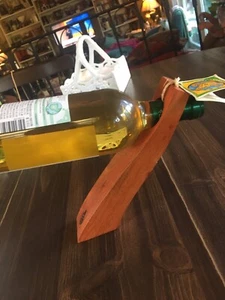 super duper Handmade Koa Freestanding Table Top Wine Bottle Holder - Picture 1 of 7