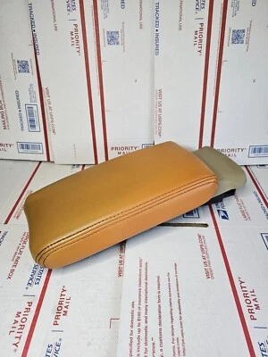 Honda Civic Acura CSX 2006-2011 cuero naranja consola central tapa reposabrazos OEM Foto 1 de 4