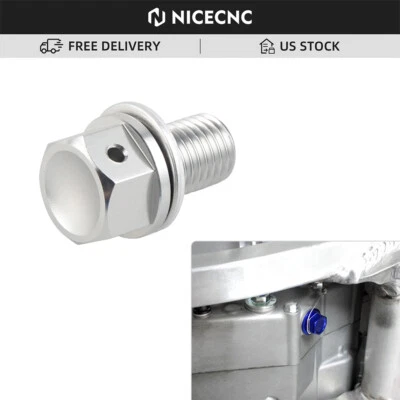 Perno magnético para tapón de drenaje de aceite M10x1,25 para Yamaha YZ125 YZ250F YZ450F 2014-2020 Foto 1 de 4