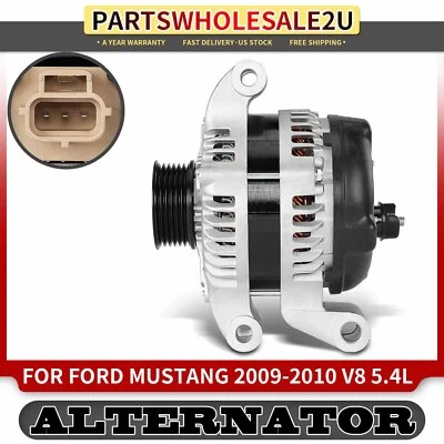 Alternator for Ford Mustang 2009-2010 V8 5.4L DOHC 140A 12V CW 6-Groove Pulley - Imagem 1 de 4