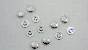 Kappe chrom Chromkappe für 8 mm Inbus für M10 - 12 Stück 1A Qualität - HERCULES - Bild 1 von 4