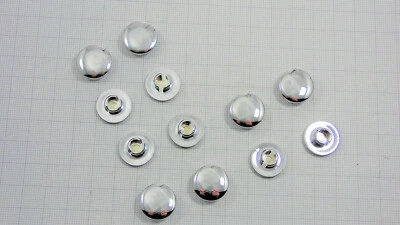 Kappe Chrom Chromkappe für 8 mm Inbus® für M10 - 12 Stück 1A Qualität - MALAGUTI - Bild 1 von 4