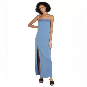 Nicole Williams English x Bar III Side-Slit Maxi Dress Size Medium - Picture 1 of 11