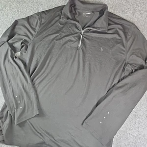 Polo Ralph Lauren Mens Performance Quarter-Zip Pullover Black Size XL Flag Stars - Picture 1 of 9