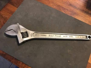 Blue Point by Snap On Tools 15" Adjustable Crescent Wrench Forged  Steel USA - Picture 1 of 6