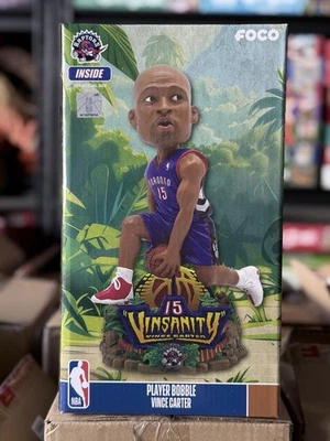 Vince Carter Toronto Raptors Nickname Bobblehead FOCO NEW ORIGINAL BOX ONLY #150 - Image 1 of 4