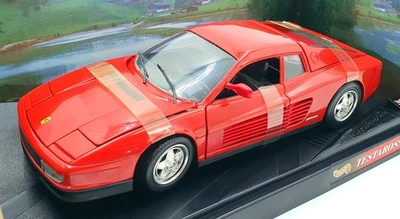 Hot Wheels 1/18 Scale Diecast 25732 - Ferrari Testarossa 1984 - Red - Image 1 of 4