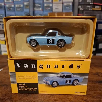 Vanguards Corgi 1:43 Triumph Tr4 1962 Alpine Rally VA11502 - Image 1 of 4