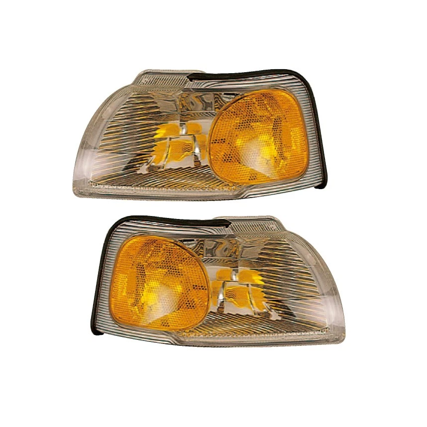 Комплект из пары угловых сигнальных фар для 96–97 Ford/Mercury Thunderbird/Cougar - Изображение 1 из 1