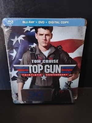 TOP GUN - Limited Edition 30th Anniversary SteelBook (Blu-ray + DVD) 🆕 - Image 1 of 2