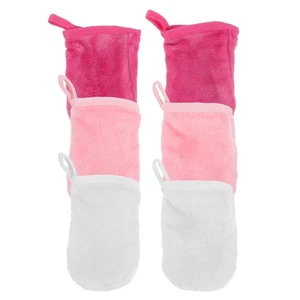 6 Stück Reinigungshandschuhe Reise Make-up Entferner Gesichtstücher Waschlappen - Bild 1 von 12