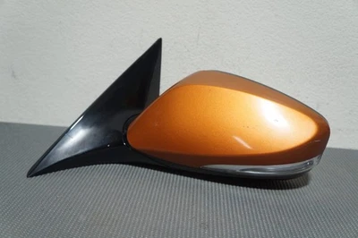 Espejo retrovisor izquierdo derecho del conductor naranja eléctrico Hyundai Veloster 2014-2017 OEM Foto 1 de 4