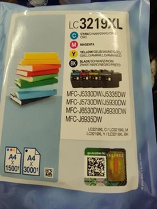 Cartuchos de tinta para impresora multipack Brother LC3219XL originales originales originales - Imagen 1 de 8