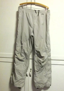 Vintage Boulder Gear Schnee Ski grau gefütterte Hose - Gummizug - seitlicher Beinreißverschluss - Herren M - Bild 1 von 14
