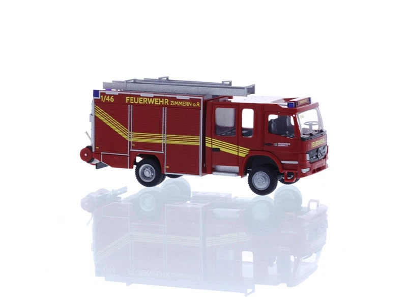 Rietze 68928 - 1/87 Magirus - Lohr Vigili Del Fuoco Zimmern - Nuovo - Immagine 1 di 1