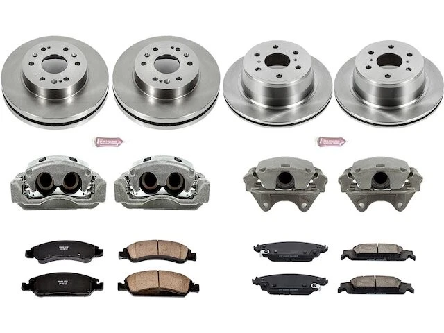 Front and Rear Brake Pad and Rotor Kit For 2015-2020 GMC Yukon XL 2016 ZN125VS - Image 1 of 1