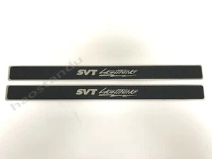 2pcs SVT LIGHTNING Stainless Steel Door Sills Plate Scuff Protection Plates CFS - Picture 1 of 3