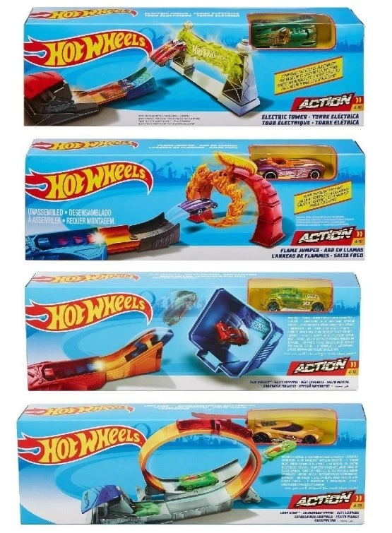 Hot Wheels Classic Stunt Track Set Mattel - 4 temas a elegir u conseguirlos todos Foto 1 de 1