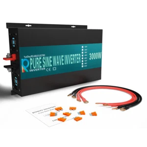 Pure Sine Wave Inverter 24V Power 2000W 3000W 4000W 5000W 8000W Car Truck Solar - Picture 1 of 21