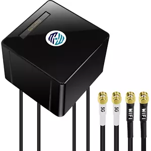 Cellular 5G 4G LTE Antenna 2x2 MIMO & WiFi 7 2x2 MIMO 600-8000 MHz IoT M2M - Picture 1 of 13