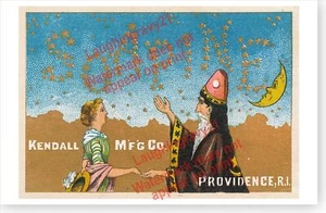 Poster Pubblicità Sapone Astrologo Stelle Retro 1880 Vittoriano Sapone - Foto 1 di 1