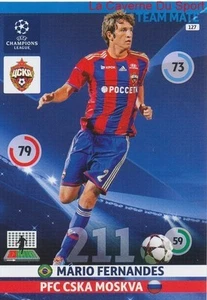 127 MARIO FERNANDES CSKA MOSKVA  CARD CHAMPIONS LEAGUE ADRENALYN 2015 PANINI - Picture 1 of 1