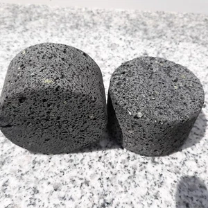 Hawaiian Ulumaika stones Game Gaming Rolling Rock Ulu Maika Collectible 2 Pc Lot - Picture 1 of 14