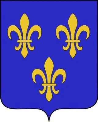 Autocollant sticker vinyle voiture adhesif armoirie france blason ile de france