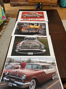 Lot of 4 Classic Car Prints 13 x 19 - Picture 1 of 14