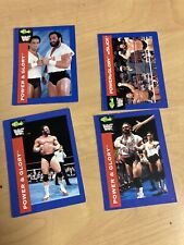 WWF 1991 Classic Games Trading Card - Power & Glory x4