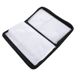Portable Album Box Disc Case Vcd Organizers Zipper Disc Wallet - Afbeelding 1 van 12