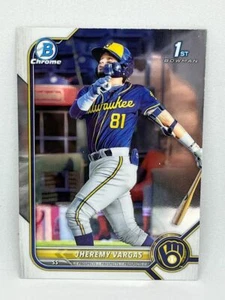 2022 Bowman Jheremy Vargas Chrome 1st Brewers BCP-144 - Bild 1 von 1