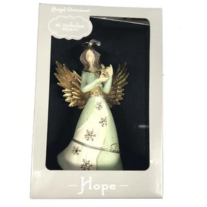 St Nicholas Square HOPE Angel Ornament 4-1/2" NIB Christmas Holiday Kohls - Picture 1 of 7