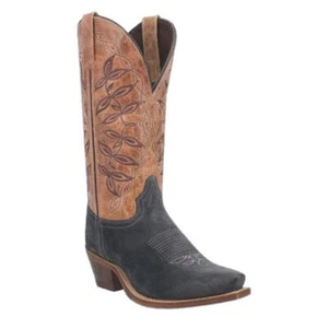 Bota de Vaquero Kama Laredo 20009 para Mujer - Azul Marino/Tostado NUEVA - Imagen 1 de 12