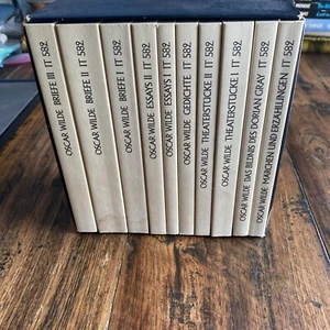 Oscar Wilde Samtliche Werke In Zehn Banden~1982 Insel Verlag Vintage PB Box Set - Bild 1 von 12